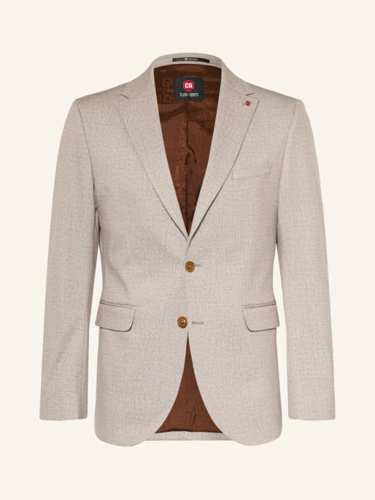 Zdjęcie produktu Cg - Club Of Gents Marynarka Garniturowa Cg Colvin O Kroju Slim Fit, Wykonana Z Dżerseju beige