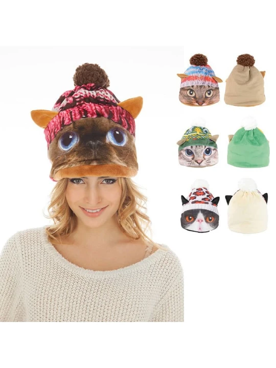 Zdjęcie produktu CHAKS Czapka "Cat" ze wzorem (produkt niespodzianka) rozmiar: onesize