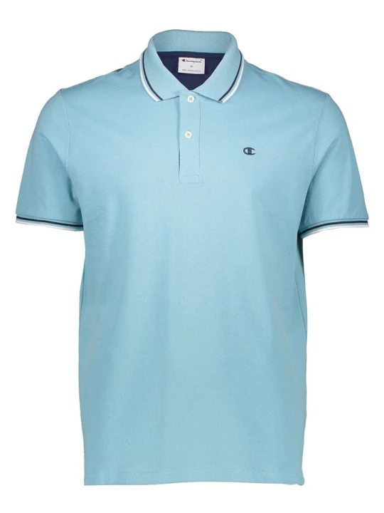 Zdjęcie produktu Champion Koszulka polo w kolorze błękitnym rozmiar: XXL