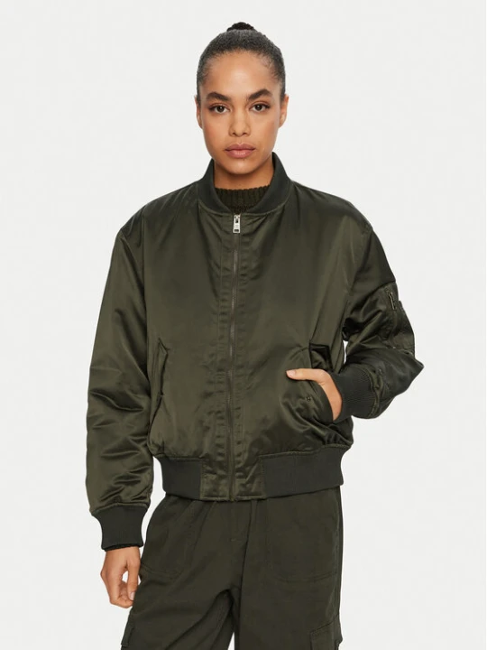 Zdjęcie produktu Champion Kurtka bomber 117578 Zielony Custom Fit