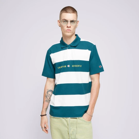 Zdjęcie produktu Champion Polo Striped Polo zielony