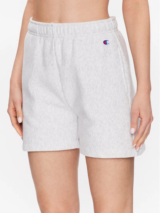 Zdjęcie produktu Champion Szorty sportowe Minimal Reverse Weave 116247 Szary Regular Fit