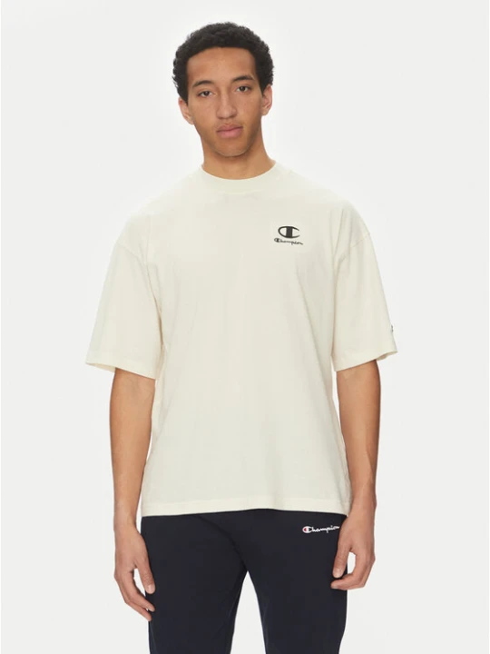 Zdjęcie produktu Champion T-Shirt 221257 Écru Regular Fit Kremowy
