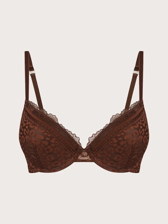 Zdjęcie produktu CHANGE Lingerie Jaz Biustonosz Push Up Usztywniany Z Fiszbinami Intimate By Change Brązowy