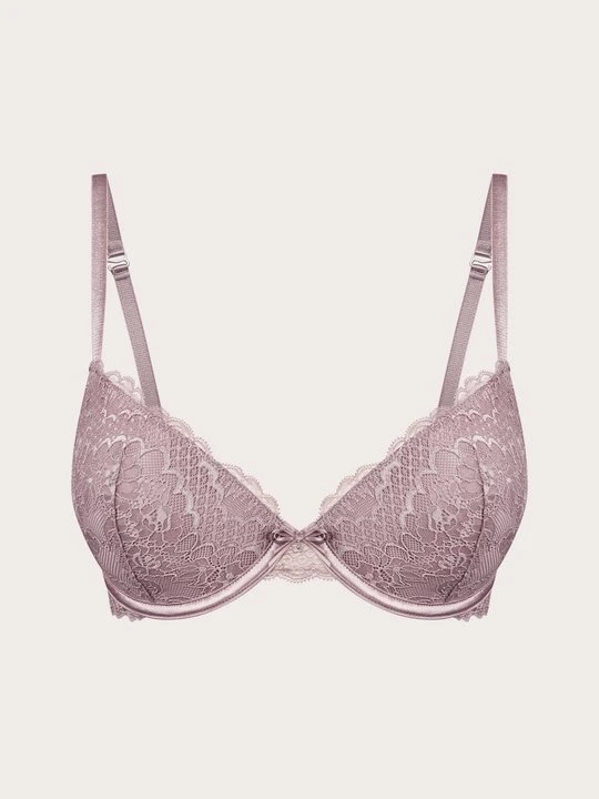 Zdjęcie produktu CHANGE Lingerie Rose Biustonosz Push Up Usztywniany Z Fiszbinami Luxe Różowy