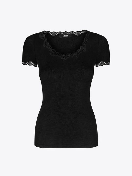 Zdjęcie produktu CHANGE Lingerie Wool Rib Top Czarny