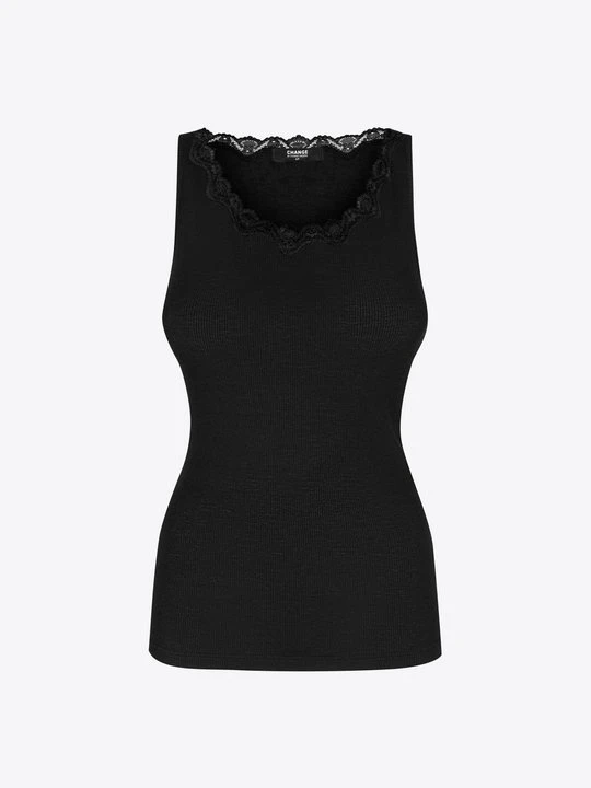 Zdjęcie produktu CHANGE Lingerie Wool Rib Top Czarny
