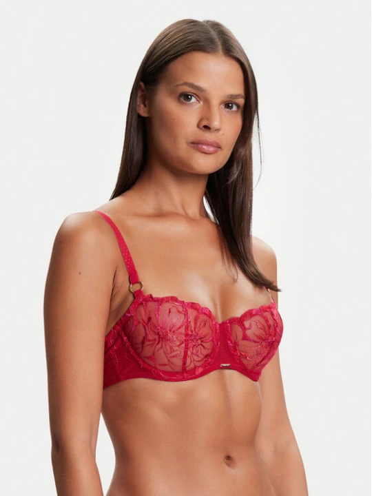 Zdjęcie produktu Chantelle Biustonosz balkonetka Fleurs C12M50 Czerwony