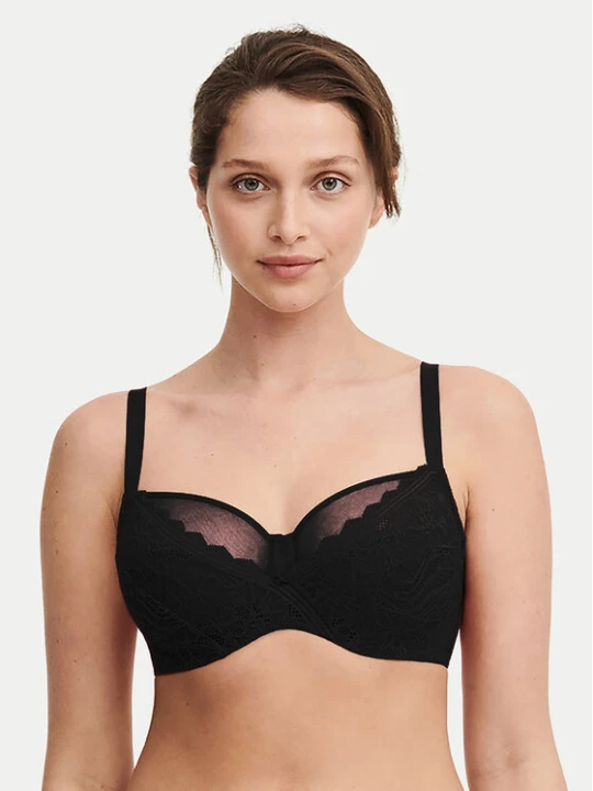 Zdjęcie produktu Chantelle Biustonosz z fiszbiną Floral Touch C94210 Czarny