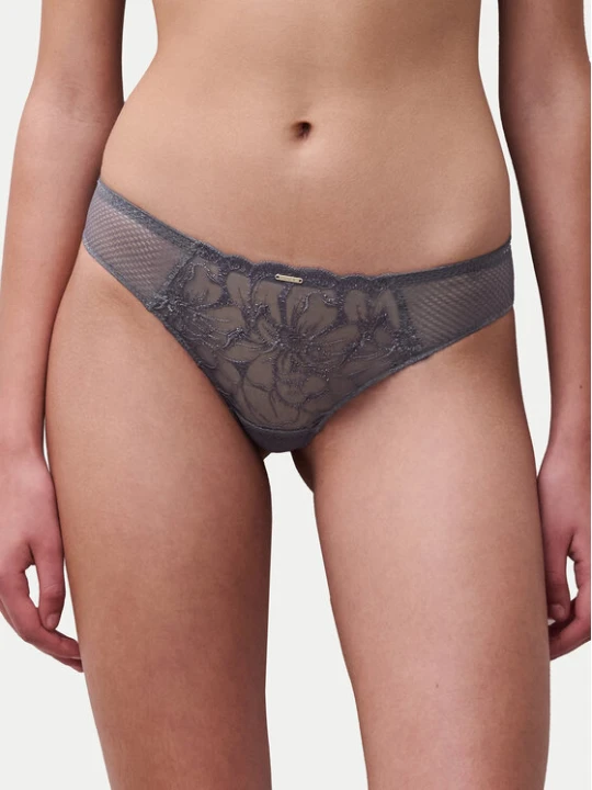 Zdjęcie produktu Chantelle Stringi Fleurs C12M90 Szary