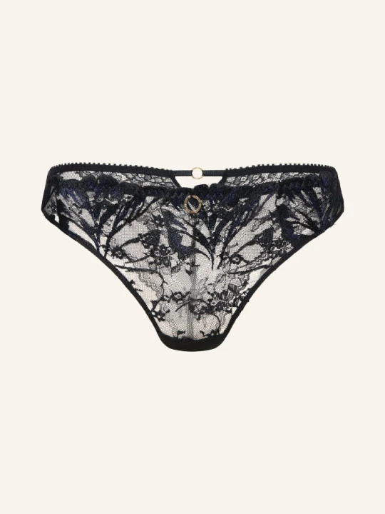 Zdjęcie produktu Chantelle Stringi Illusion Z Wycięciem schwarz E62 CREPUSCULAR BLACK