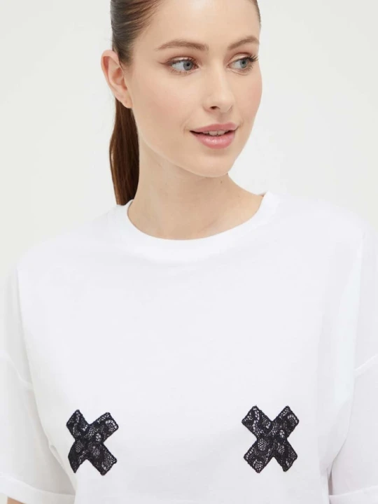 Zdjęcie produktu Chantelle X t-shirt bawełniany biały
