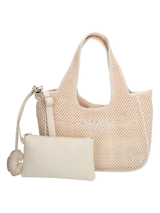 Zdjęcie produktu Charm Shopper bag "Shoreditch" w kolorze beżowym - 41, 5 x 25 x 12, 5 cm rozmiar: onesize