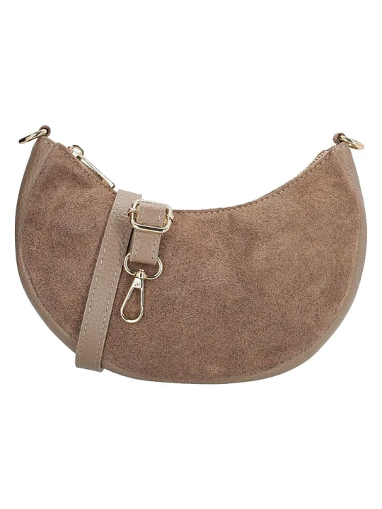 Zdjęcie produktu Charm Skórzana torebka w kolorze jasnobrązowym - 20 x 12 x 5 cm rozmiar: onesize