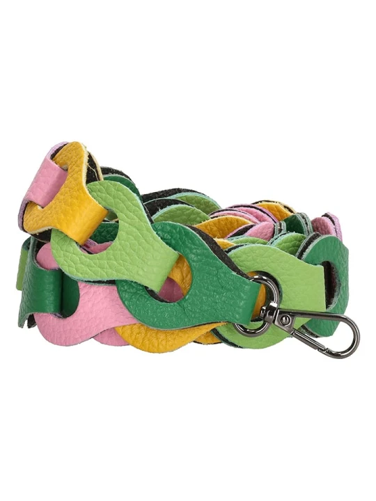 Zdjęcie produktu Charm Skórzany pasek ze wzorem do torebki - 110 x 3 cm rozmiar: onesize colorful