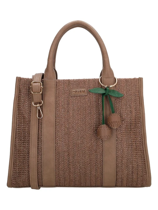 Zdjęcie produktu Charm Torebka "Bermondsey" w kolorze jasnobrązowym - 35 x 27, 5 x 12 cm rozmiar: onesize