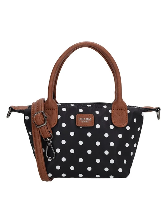 Zdjęcie produktu Charm Torebka "Buckingham" w kolorze czarnym - 20 x 13 x 9 cm rozmiar: onesize