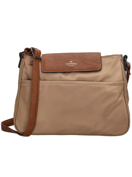 Zdjęcie produktu Charm Torebka "Buckingham" w kolorze jasnobrązowym - 28 x 20 x 7 cm rozmiar: onesize