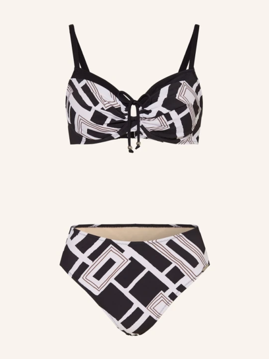 Zdjęcie produktu Charmline Bikini Z Fiszbinami Graphic Frame schwarz czarny