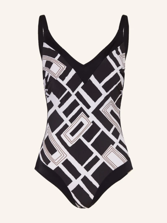 Zdjęcie produktu Charmline Kostium Kąpielowy Modelujący Sylwetkę Graphic Frame schwarz