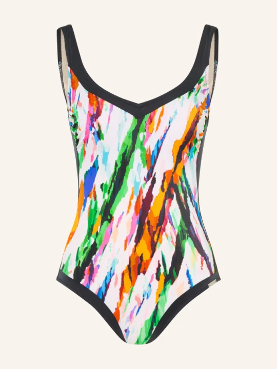 Zdjęcie produktu Charmline Modelujący Strój Kąpielowy Dynamic Abstract schwarz czarny