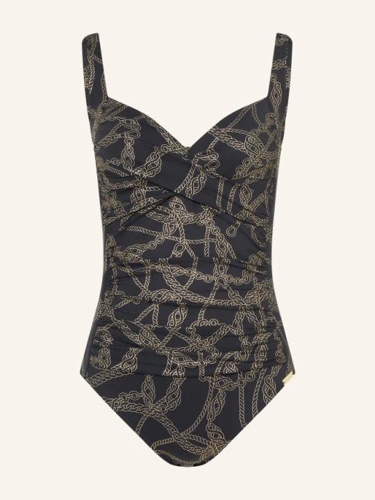 Zdjęcie produktu Charmline Modelujący Strój Kąpielowy Interlace Chains W Stylu Kopertowym schwarz
