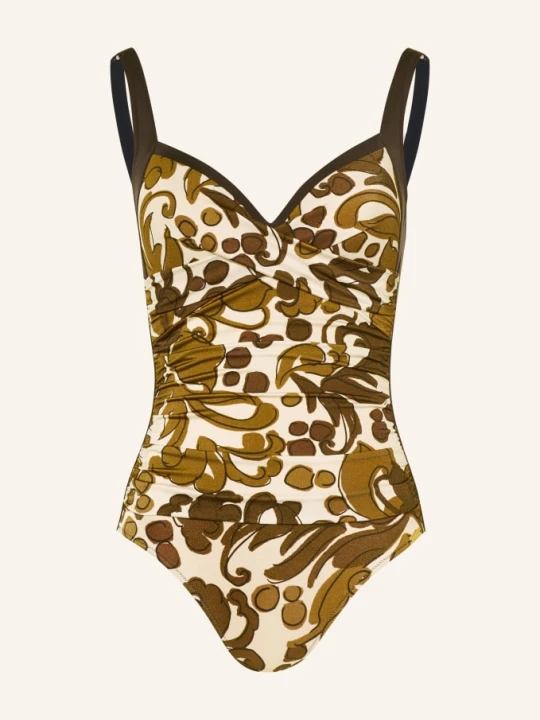 Zdjęcie produktu Charmline Modelujący Strój Kąpielowy Ornament Grace W Stylu Kopertowym gruen beżowy