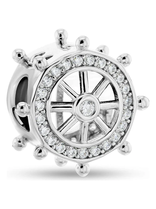 Zdjęcie produktu CHARM'S Srebrny charms z cyrkoniami rozmiar: onesize
