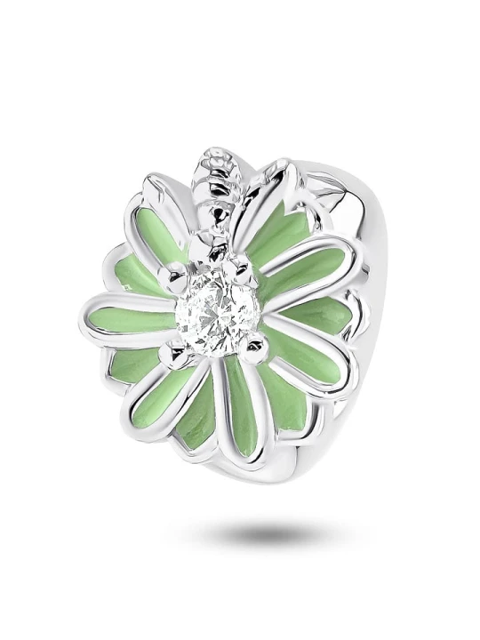 Zdjęcie produktu CHARM'S Srebrny charms z cyrkoniami rozmiar: onesize