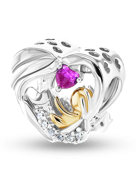 Zdjęcie produktu CHARM'S Srebrny charms z cyrkoniami rozmiar: onesize