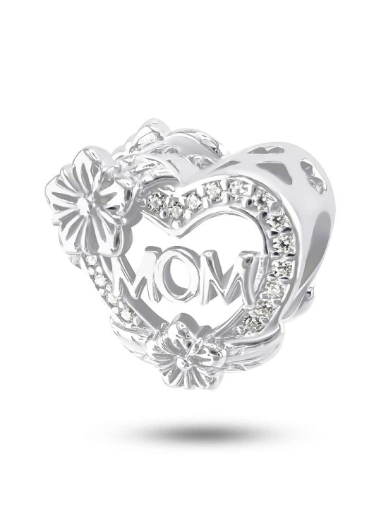Zdjęcie produktu CHARM'S Srebrny charms z cyrkoniami rozmiar: onesize