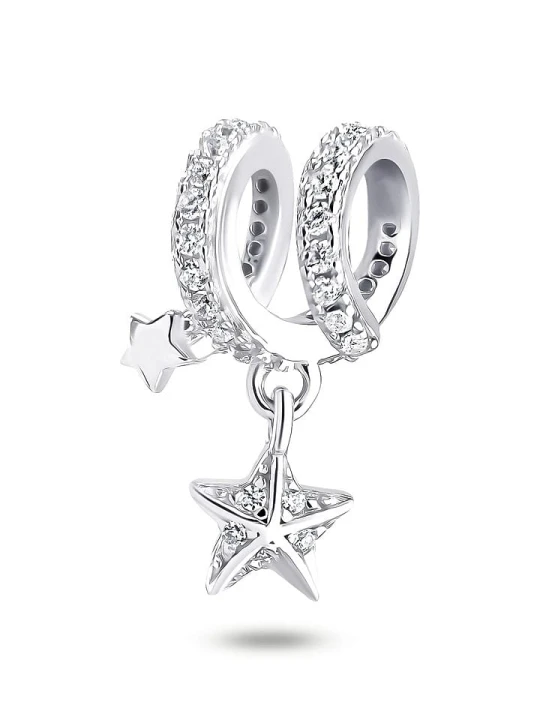 Zdjęcie produktu CHARM'S Srebrny charms z cyrkoniami rozmiar: onesize