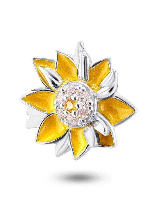 Zdjęcie produktu CHARM'S Srebrny charms z cyrkoniami rozmiar: onesize