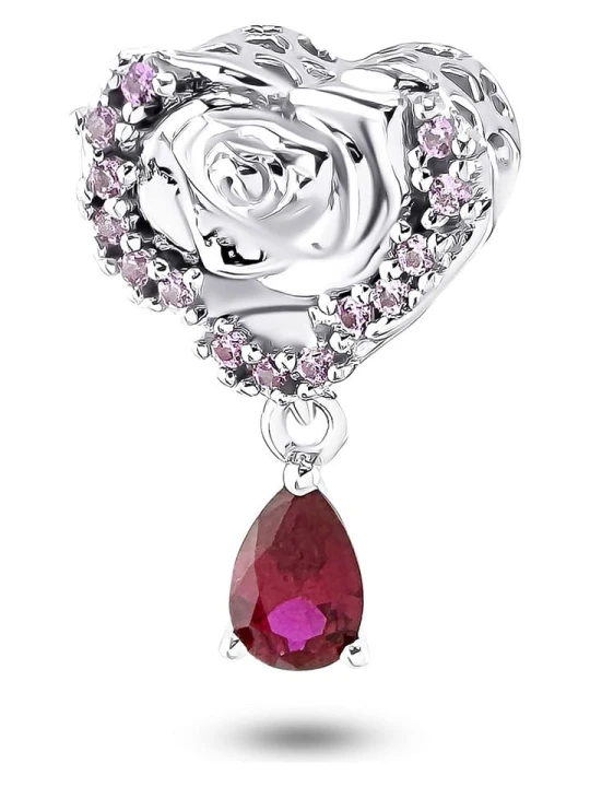 Zdjęcie produktu CHARM'S Srebrny charms z cyrkoniami rozmiar: onesize