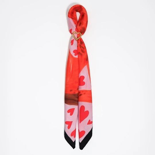 Zdjęcie produktu Charms torebka chusta koń i serca BIMBA Y LOLA czerwony