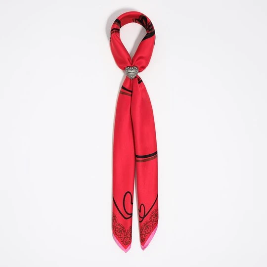 Zdjęcie produktu Charms torebka chusta serce i logo BIMBA Y LOLA czerwony