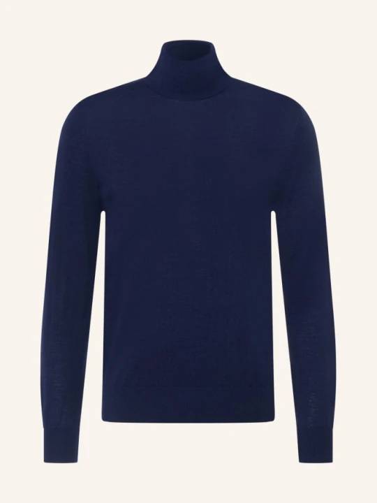 Zdjęcie produktu Chas Sweter Z Golfem Z Wełny Merynosowej blau GRANATOWY