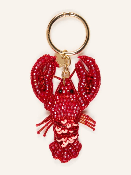 Zdjęcie produktu Cheeky Chain Munich Breloczek Do Torebki Z Kamieniami Ozdobnymi rot