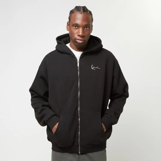 Zdjęcie produktu Chest Signature Essential Oversized Zip Hoodie Karl Kani czarny