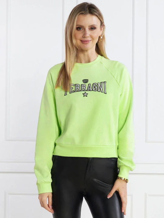 Zdjęcie produktu Chiara Ferragni Bluza | Regular Fit limonkowy