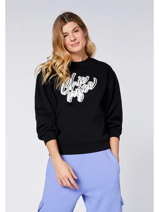 Zdjęcie produktu Chiemsee Bluza "Chaska" w kolorze czarnym rozmiar: M