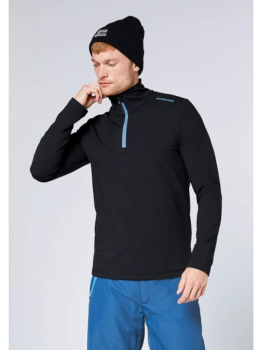 Zdjęcie produktu Chiemsee Bluza polarowa w kolorze czarno-niebieskim rozmiar: XL