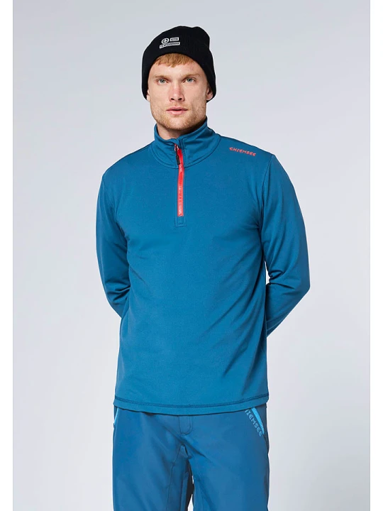 Zdjęcie produktu Chiemsee Bluza polarowa w kolorze niebiesko-pomarańczowym rozmiar: 3XL