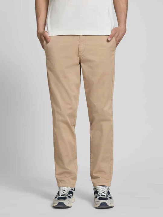 Zdjęcie produktu Chinosy o kroju straight fit z wpuszczanymi kieszeniami model 'Vance' Jack&Jones Beżowy
