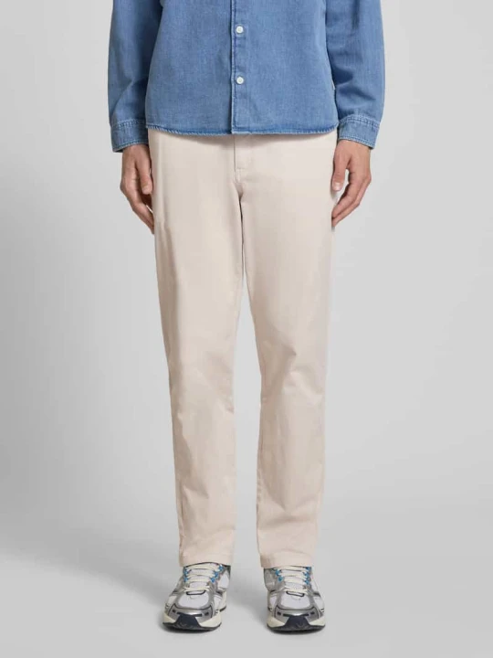 Zdjęcie produktu Chino o kroju straight fit z kieszeniami wpuszczanymi model 'Vance' Jack&Jones Kamienny