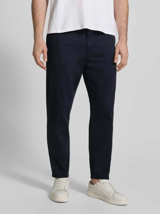 Zdjęcie produktu Chino z kieszeniami z ukośnym wejściem model 'PEPE' Casual Friday Ciemnoniebieski