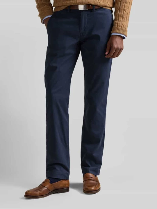 Zdjęcie produktu Chinos o kroju regular fit z mieszanki bawełny Polo Ralph Lauren Ciemnoniebieski