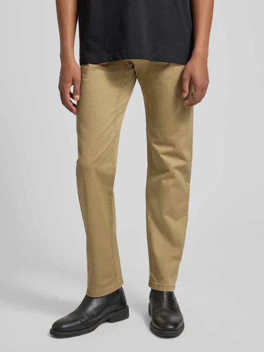 Zdjęcie produktu Chinos o kroju regular fit z mieszanki bawełny s.Oliver Camel