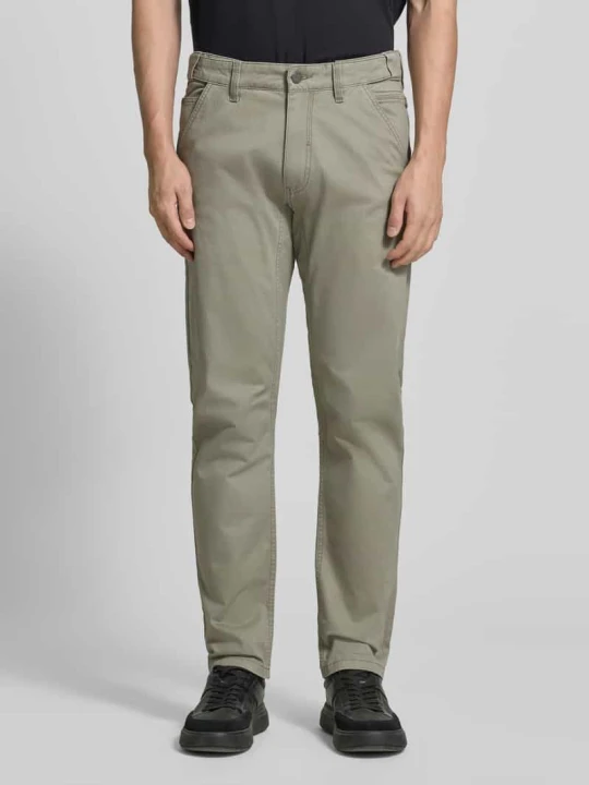 Zdjęcie produktu Chinos o kroju regular fit z mieszanki bawełny s.Oliver Khaki