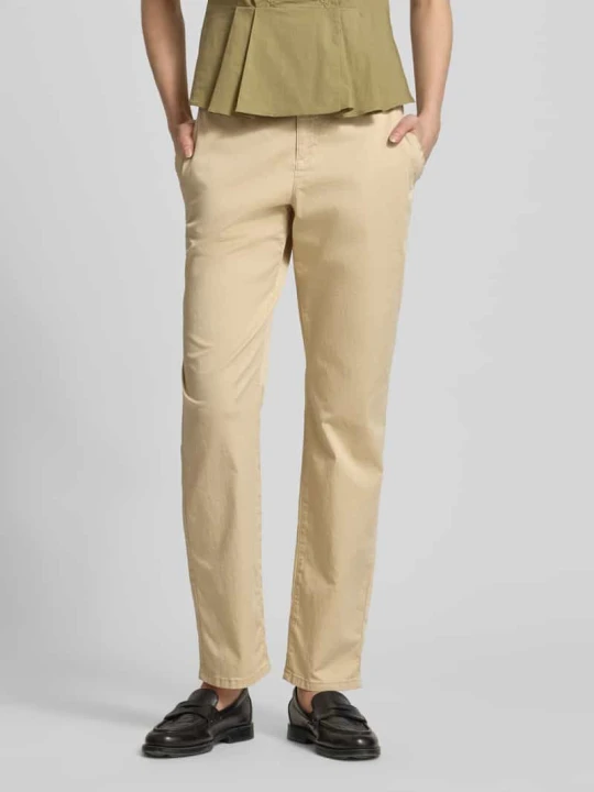 Zdjęcie produktu Chinos o kroju regular fit z mieszanki bawełny s.Oliver Écru